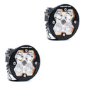 Squadron-R 2.0 Sport Black LED Auxiliary Light Pod Pair (No Harness) Universal Clear Driving/Combo Baja Designs