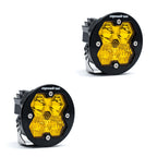 Squadron-R 2.0 Sport Black LED Auxiliary Light Pod Pair (No Harness) Universal Baja Amber Baja Designs