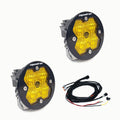 Squadron-R 2.0 Sport Black LED Auxiliary Light Pod Pair Universal Baja Amber Wide Cornering Baja Designs