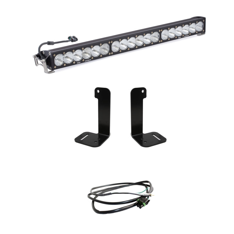 Baja Designs 2018+ Jeep Wrangler JL/JT OnX6+ 30in Bumper LED Light Bar Kit w/ Upfitter-LTW Motorsports