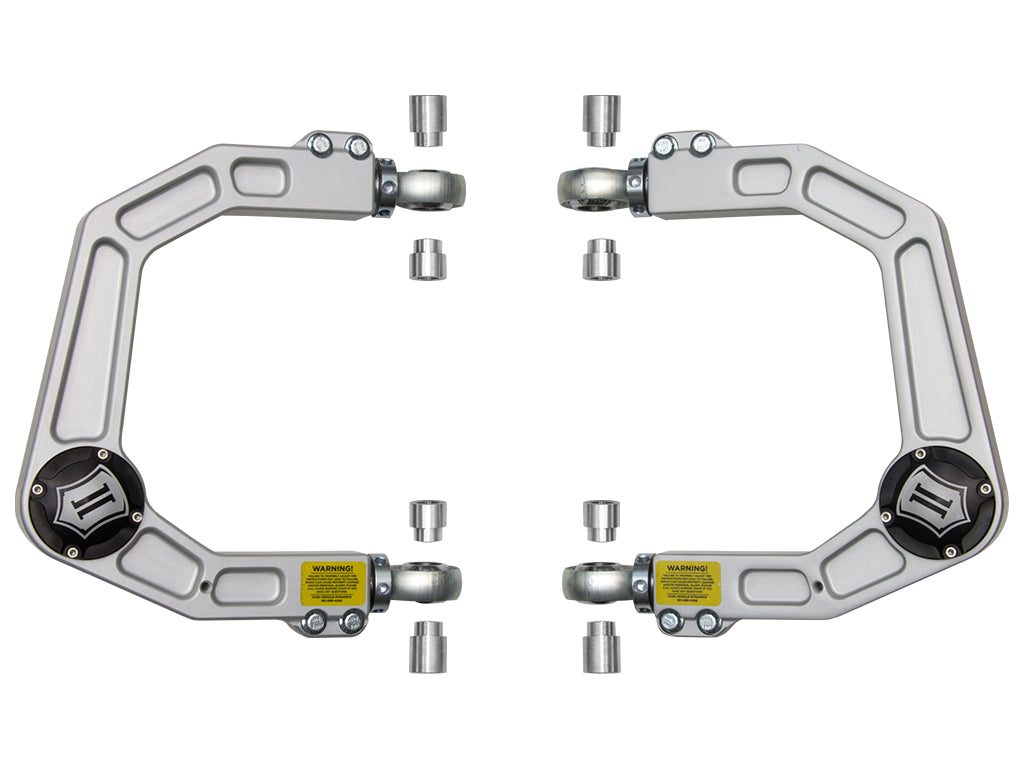 2007-2014 Toyota FJ Cruiser 2003-2024 Toyota 4Runner 2003-2023 Lexus GX Billet Upper Control Arm W  Delta Joint Kit Icon Vehicle Dynamics