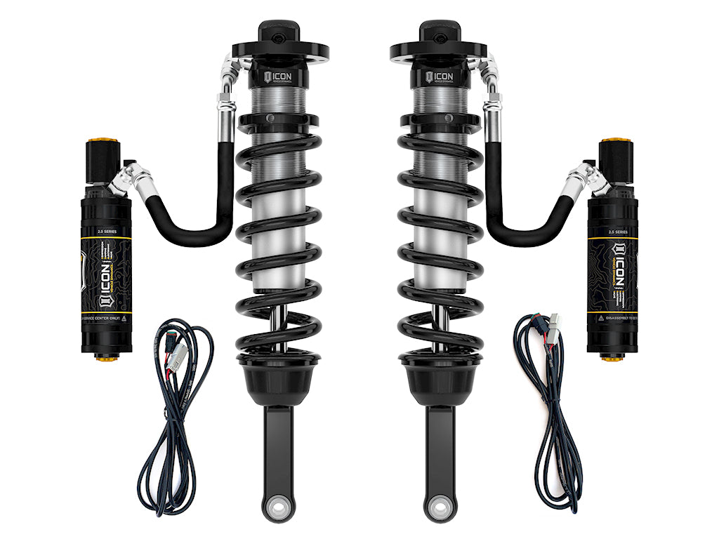 2005-2023 Toyota Tacoma 2.5 Vs Extended Travel Remote Reservoir W/ CDEV Coilover Kit Icon Vehicle Dynamics