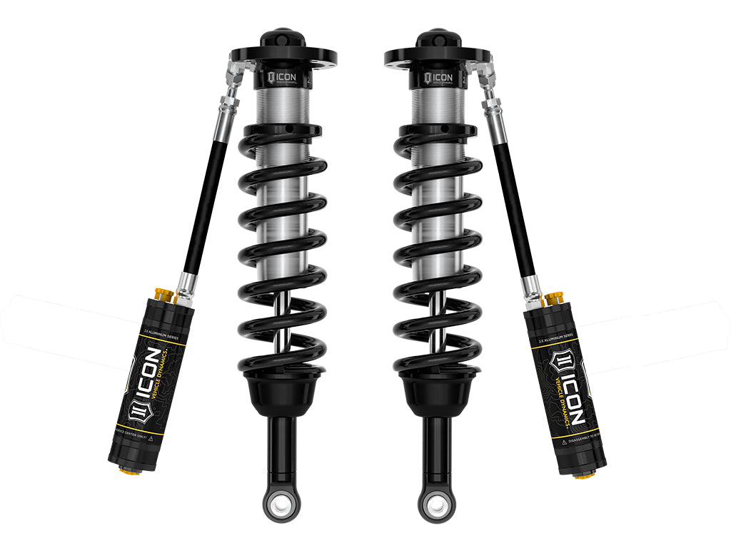 2022-2024 Toyota Tundra 5-6 Inch Lift Front V.S. 2.5 Series Coilover Kit Remote Reservoir W/ CDCV Pair Icon Vehicle Dynamics