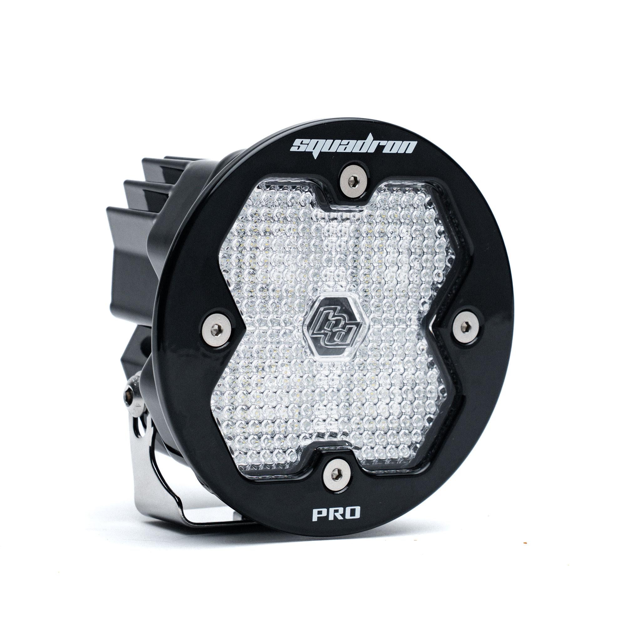 Squadron-R 2.0 Pro Black LED Auxiliary Light Pod Universal Clear Baja Designs