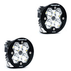 Squadron-R 2.0 Pro Black LED Auxiliary Light Pod Pair (No Harness) Universal Clear Baja Designs