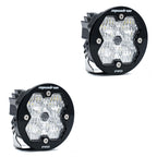 Squadron-R 2.0 Pro Black LED Auxiliary Light Pod Pair (No Harness) Universal Clear Baja Designs