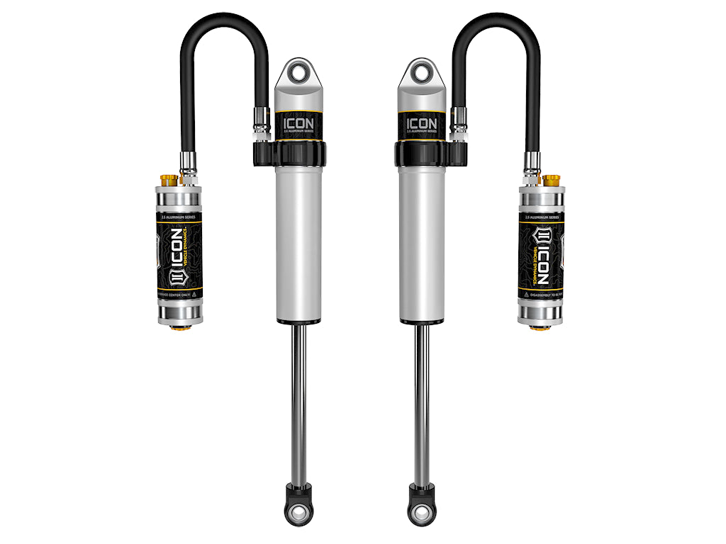 2003-2024 Toyota 4Runner 2005-2023 Toyota Tacoma 2007-2014 Toyota FJ Cruiser Front 2.5 Vs Long Travel Remote Reservoir W/ CDCV Secondary Shocks Pair Icon Vehicle Dynamics
