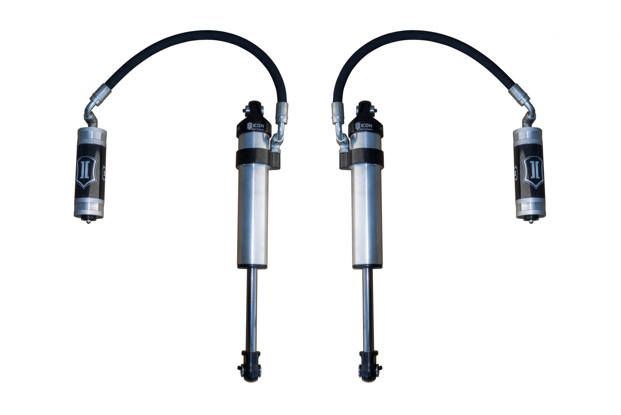 2003-2024 Toyota 4Runner 2005-2023 Toyota Tacoma 2007-2014 Toyota FJ Cruiser Front 2.5 Vs Long Travel Remote Reservoir Secondary Shocks Pair Icon Vehicle Dynamics