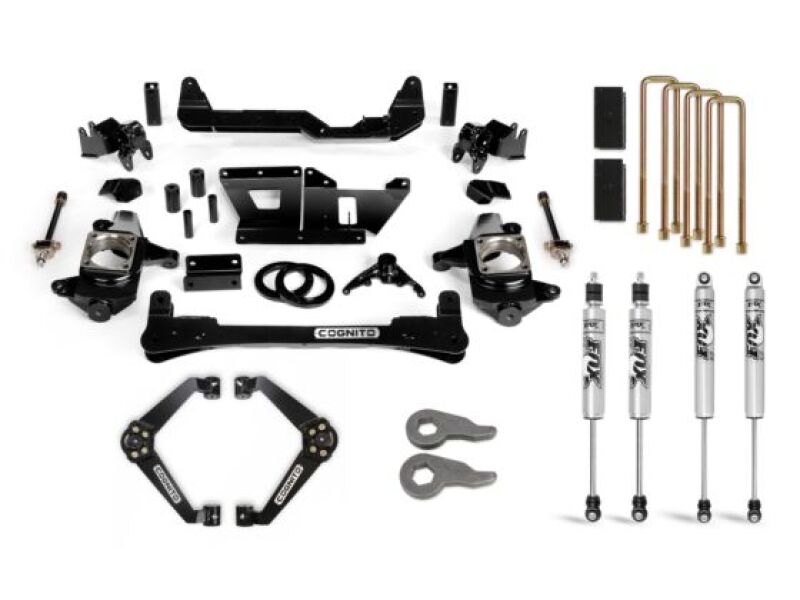 Cognito 01-13 Chevy/GMC Silverado/Sierra 2500/3500 HD 2WD/4WD 6in Std Lift Kit w/ Fox PS 2.0 IFP-LTW Motorsports