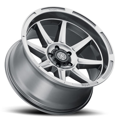 ICON Bandit 20x10 6x5.5 -24mm Offset 4.5in BS Gunmetal Wheel-LTW Motorsports