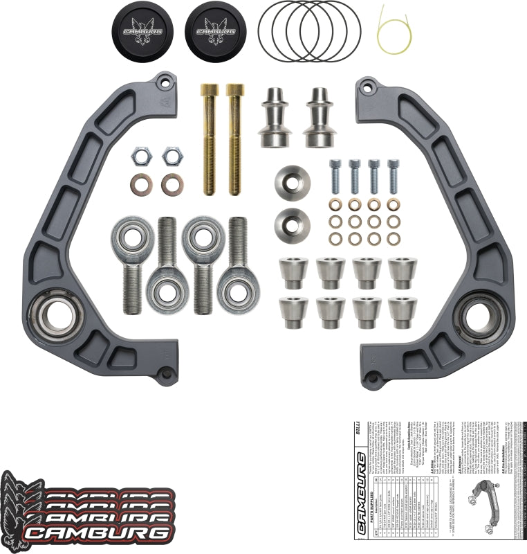 Camburg Ford F-150 2WD/4WD 04-20 KINETIK V2 Performance Billet Uniball Upper Arms-LTW Motorsports