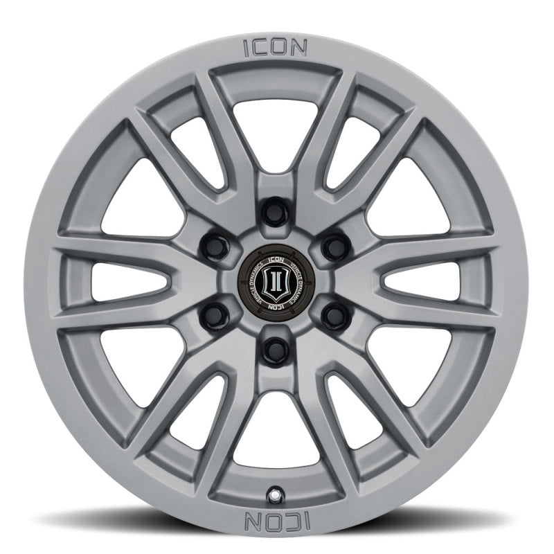 ICON Vector 6 17x8.5 6x135 6mm Offset 5in BS 87.1mm Bore Titanium Wheel-LTW Motorsports