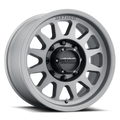 Method MR704 HD 17x9 18mm Offset 8x180 130.81mm CB Titanium Wheel