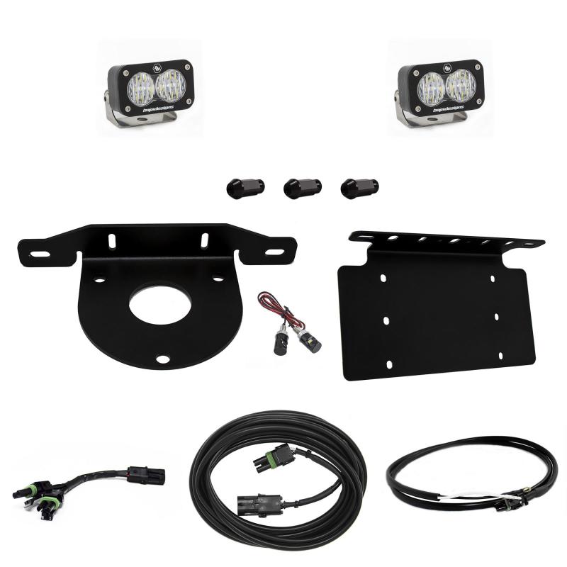 Baja Designs 2021+ Ford Bronco Dual S2 Sport W/C Reverse Kit w/Lic Plate w/Upfitter-LTW Motorsports