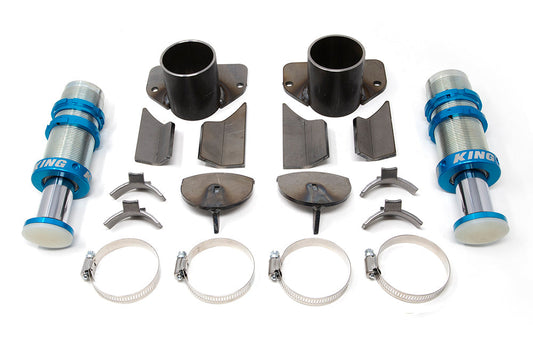 07-17 Toyota FJ Cruiser Rear Bump Stop Mounting Kit with King 2.0 Bump Stops-LTW Motorsports