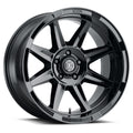Bandit 20 X 10 / 5 X 150 -24MM Offset 4.5 Inch Back Space Gloss Black, ICON Alloys