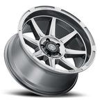 Bandit 20 X 10 / 5 X 150 -24MM Offset 4.5 Inch Back Space Gun Metal, ICON Alloys