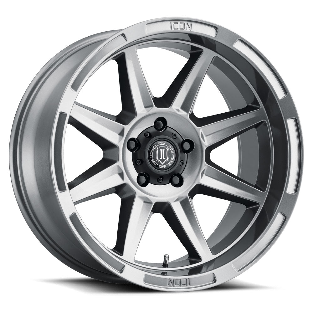 Bandit 20X10 / 6X135 / -24MM / 4.5 Inch Back Space Gun Metal, ICON Alloys