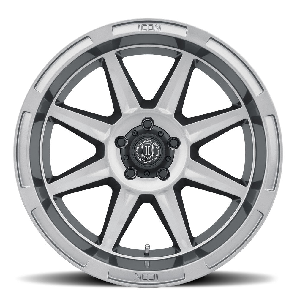 Bandit 20X10 / 6X135 / -24MM / 4.5 Inch Back Space Gun Metal, ICON Alloys