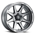 Bandit 20X10 / 5X5 / -24MM / 4.5 Inch Back Space Gun Metal, ICON Alloys