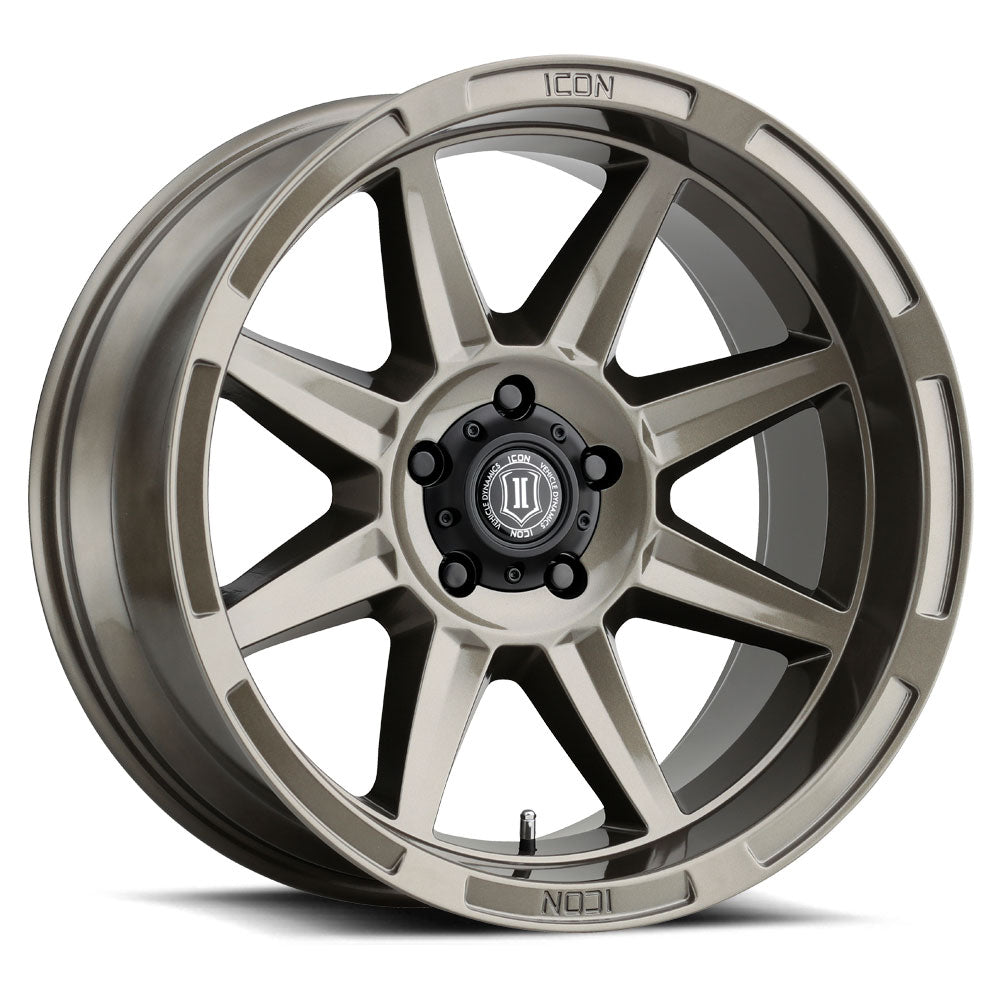 Bandit 20X10 / 6 X 5.5 / -24MM / 4.5 Inch Back Space Gloss Bronze, ICON Alloys