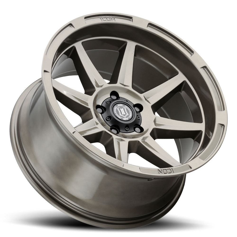 Bandit 20X10 / 6 X 5.5 / -24MM / 4.5 Inch Back Space Gloss Bronze, ICON Alloys