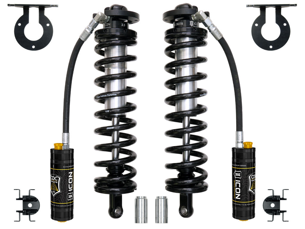 2005-2025 Ford F-250/F-350 Super Duty 4WD 4-5.5 Inch Lift Front V.S. 2.5 Series Coilover Conversion Kit Remote Reservoir W/ CDCV Icon Vehicle Dynamics