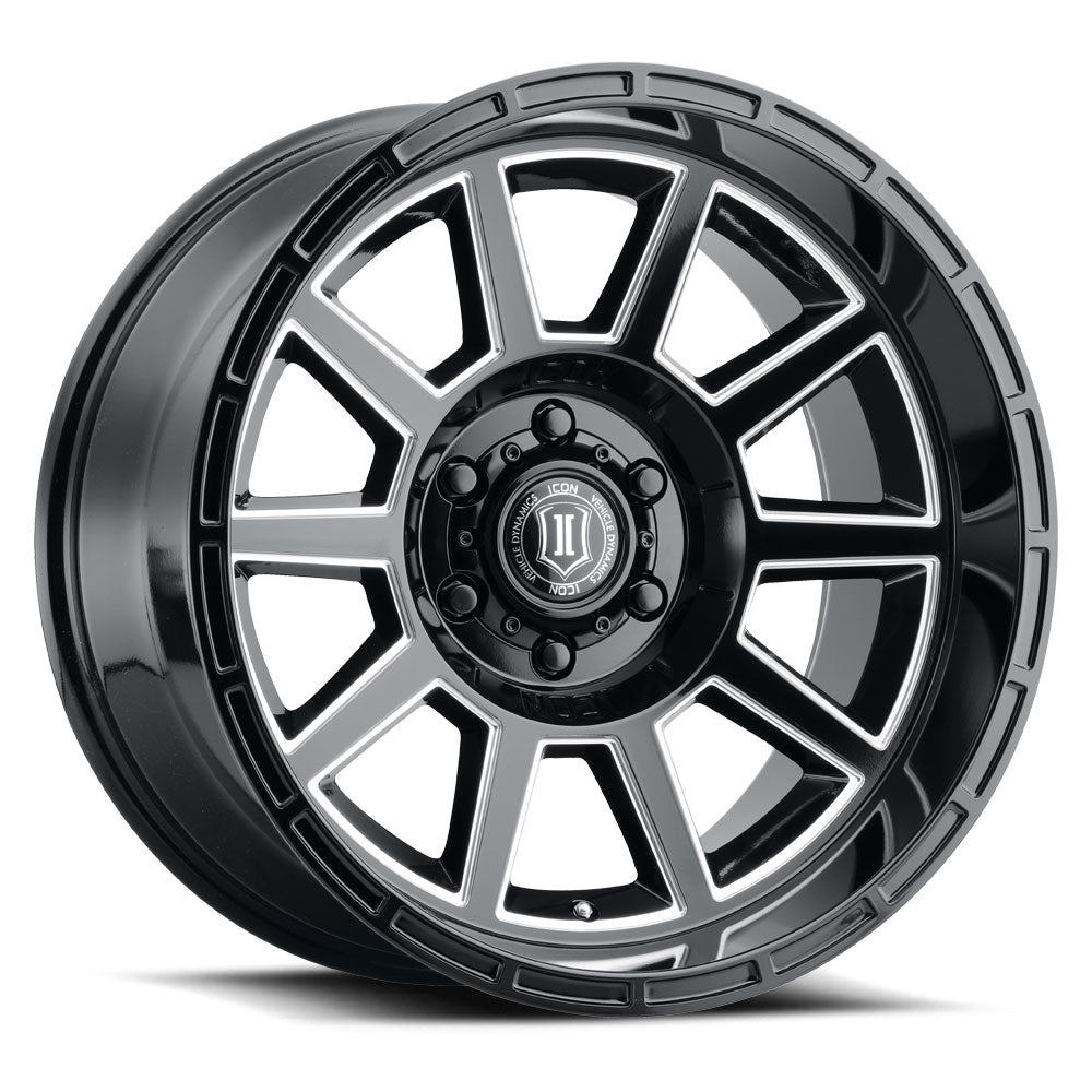 Recoil 20 X 10 Gloss Black, ICON Alloys