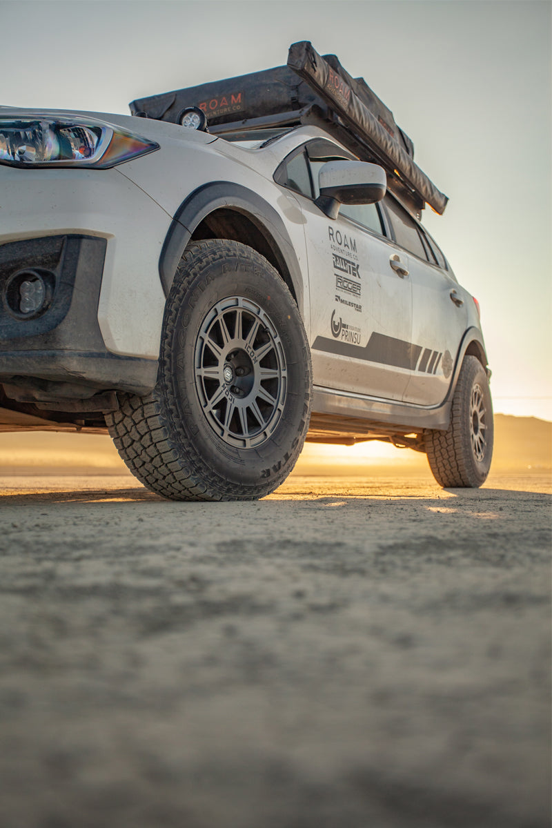 ICON Ricochet 15x7 5x100 15mm Offset 4.6in BS 56.1mm Bore Satin Black Wheel-LTW Motorsports