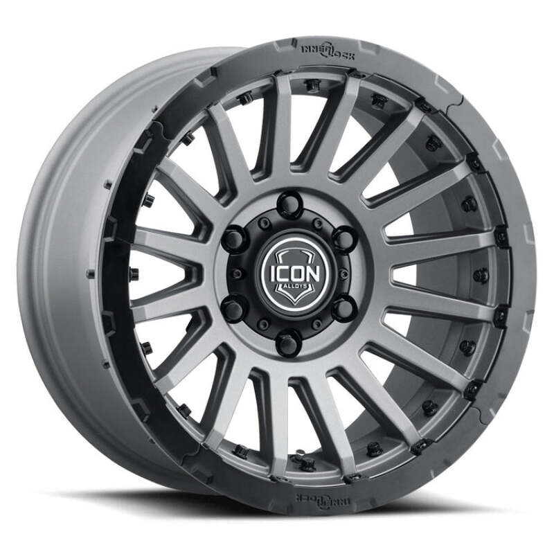ICON Alloys Recon Pro Satin Charcoal - 18x9 / 6x5.5 / 25mm 6in BS