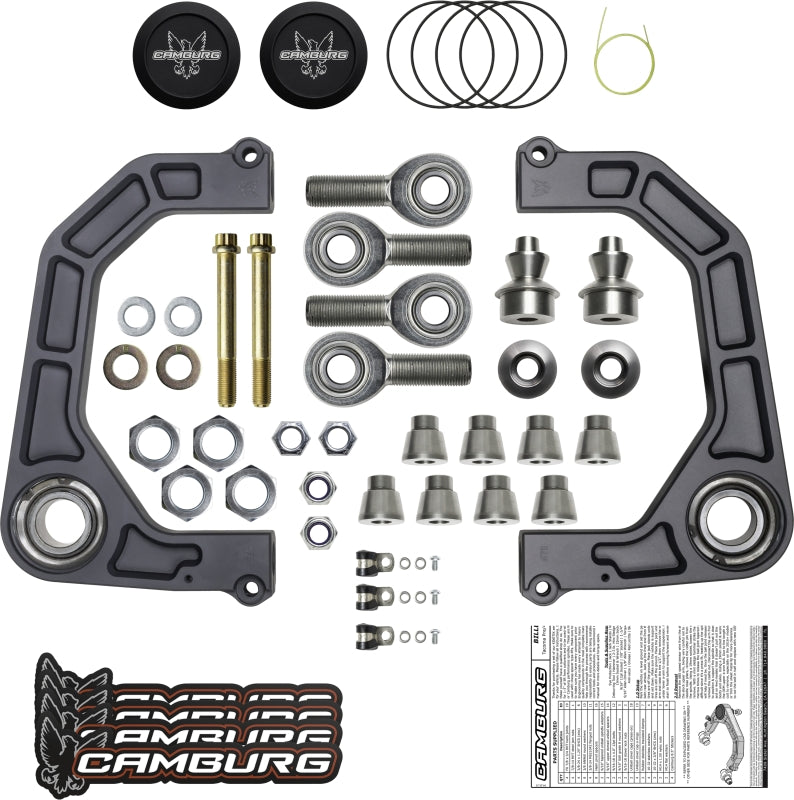 Camburg Toyota Tacoma 05-23 / 4-Runner 03-23 / FJ 07-14 KINETIK V2 Billet Uniball Upper Arms-LTW Motorsports
