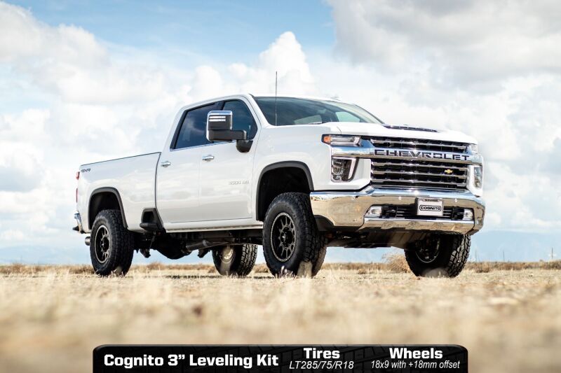 Cognito 20-24 Chevy/GMC Silv/Sierra 2500/3500 HD 2WD/4WD 3in Elite Leveling Kit w/ Elka 2.5 RR-LTW Motorsports