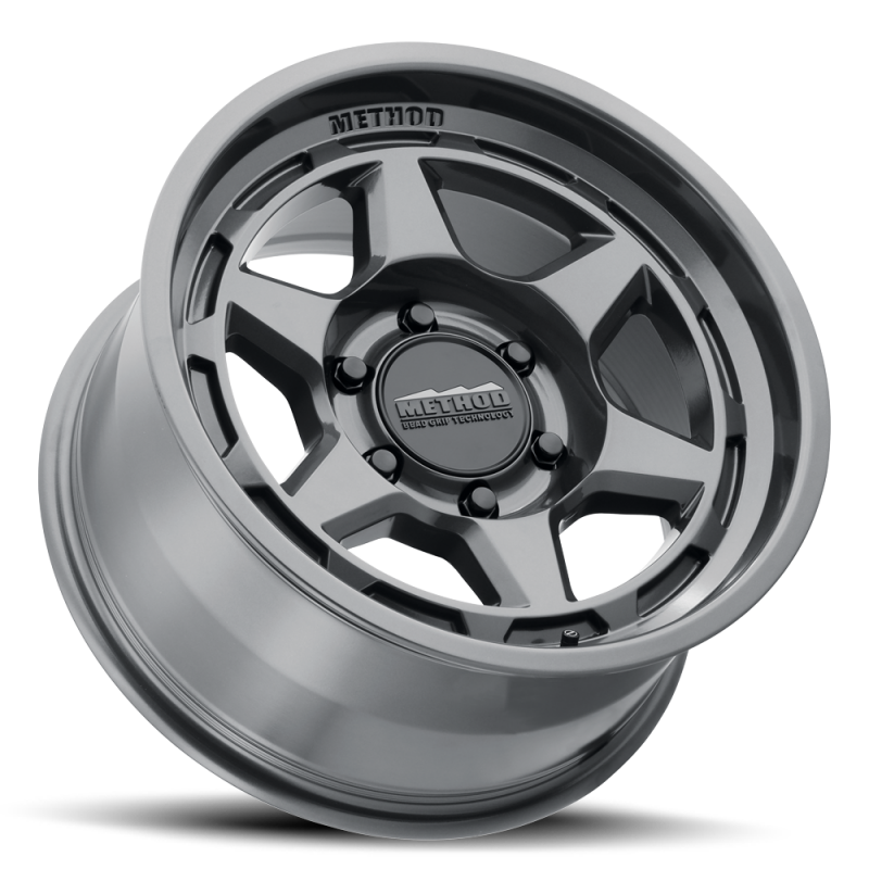 Method MR708 Bead Grip 17x9 / -38mm Offset / 5x4.5 / 83mm CB - Gloss Titanium