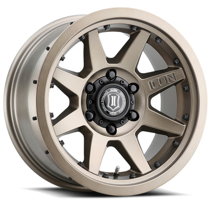 ICON Rebound Pro 17x8.5 5x4.5 0mm Offset 4.75in BS 71.5mm Bore Bronze Wheel-LTW Motorsports