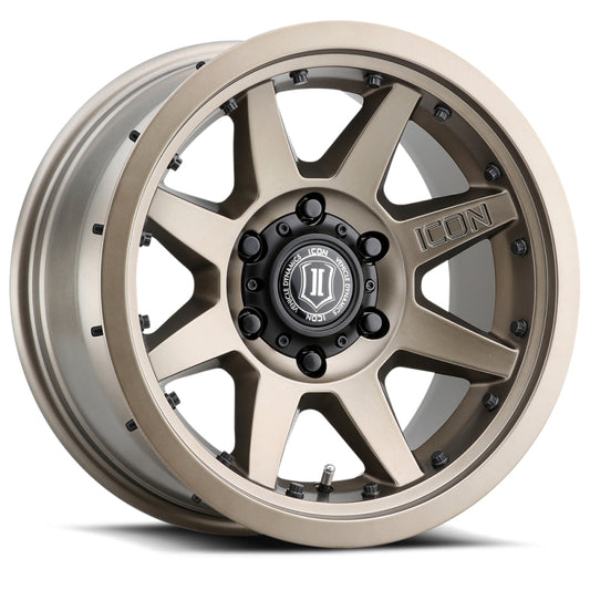 ICON Rebound Pro 17x8.5 6x5.5 25mm Offset 5.75in BS 95.1mm Bore Bronze Wheel-LTW Motorsports