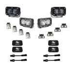 Baja Designs 21+ Ford Raptor/Bronco S2 SAE Pro Fog Pocket Light Kit Clear