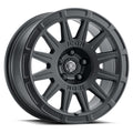 Ricochet 15 X 7 / 5 X 100 / 15MM / 4.6 Inch Back Space Satin Black, ICON Alloys
