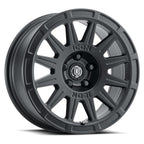 Ricochet 15 X 7 / 5 X 100 / 15MM / 4.6 Inch Back Space Satin Black, ICON Alloys