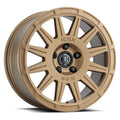 Ricochet 17 X 8 / 5 X 100 / 38 MM / 6 Inch Back Space Satin Gold, ICON Alloys