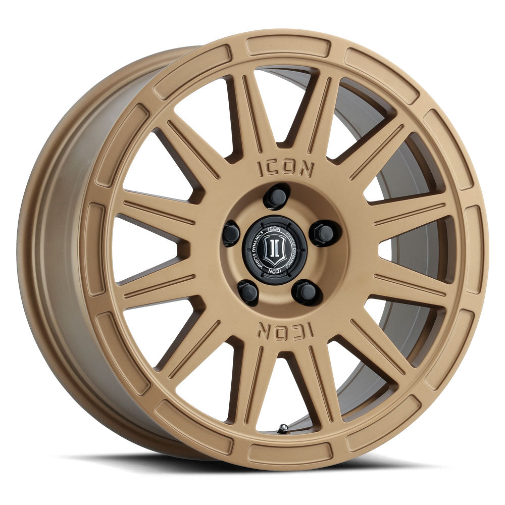 Ricochet 17 X 8 Satin Black, ICON Alloys