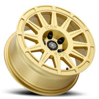 Ricochet 17 X 8 / 5 X 4.5 / 38 MM / 6 Inch Back Space Gloss Gold, ICON Alloys