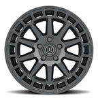 Journey 17 X 8 Satin Black, ICON Alloys