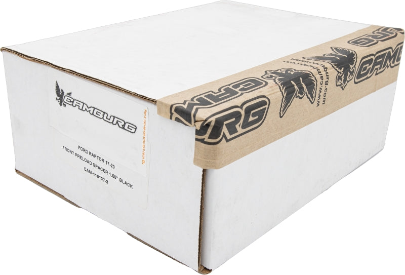 Camburg Ford Raptor 17-20 1.5in Spring Preload Spacer Kit (Black)-LTW Motorsports