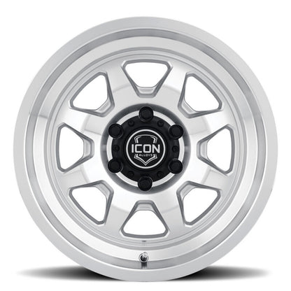 ICON Nuevo 17x8.5 / 6x135 / 6mm Offset 5in BS - Silver Machined-LTW Motorsports