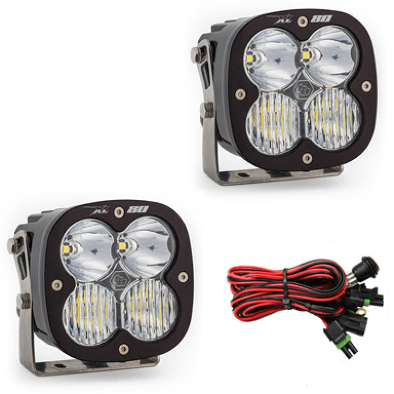 Baja Designs XL80 Series Driving Combo Pattern Pair LED Light Pods-LTW Motorsports