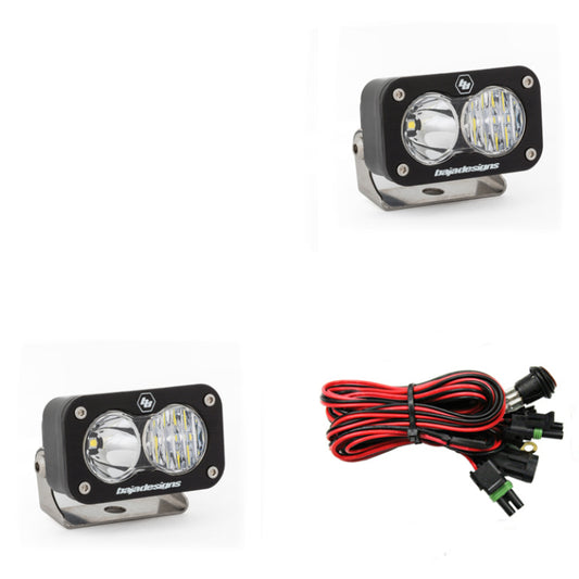 Baja Designs S2 Sport Driving Combo Pattern Pair LED Work Light - Clear-LTW Motorsports
