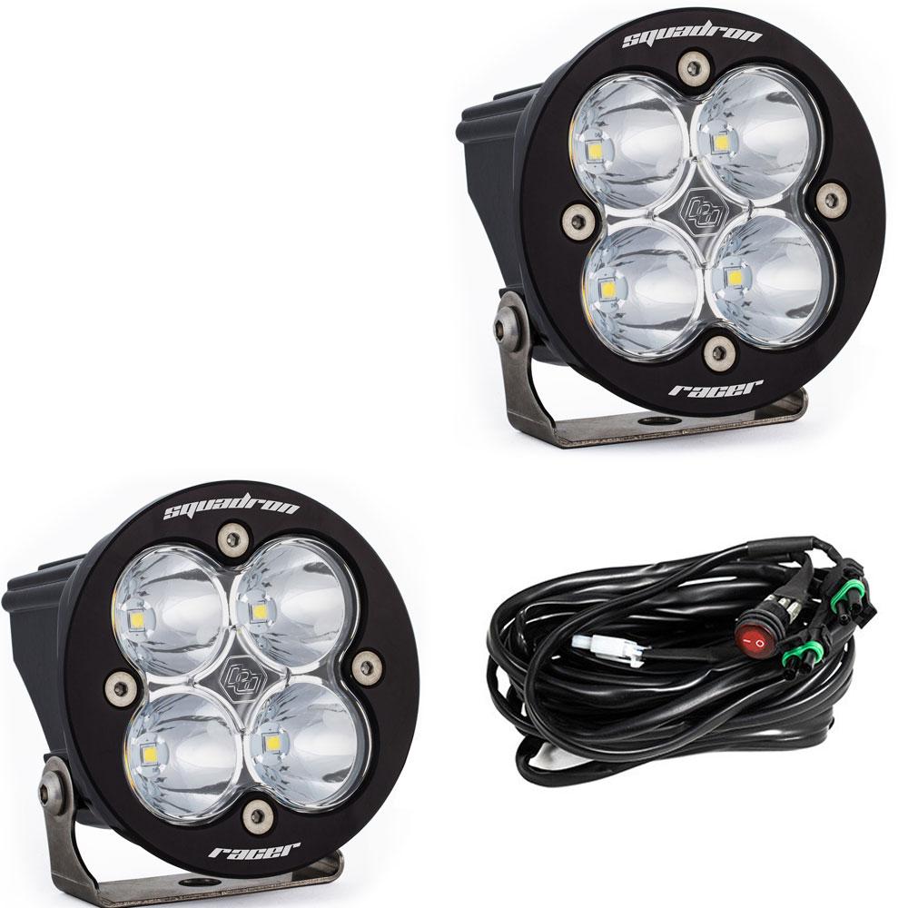 LED Light Pod Clear Lens Spot Squadron-R Racer Edition Baja Designs