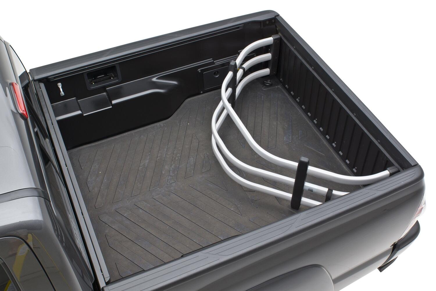 Silver BedXtender HD Tailgate Bed Extender Moto For 04-12 Colorado/Canyon 1996-2004 1998-2017 Nissan Frontier 00-06 Toyota Tundra 05-15 Toyota Tacoma 07-09 Standard Bed AMP Research