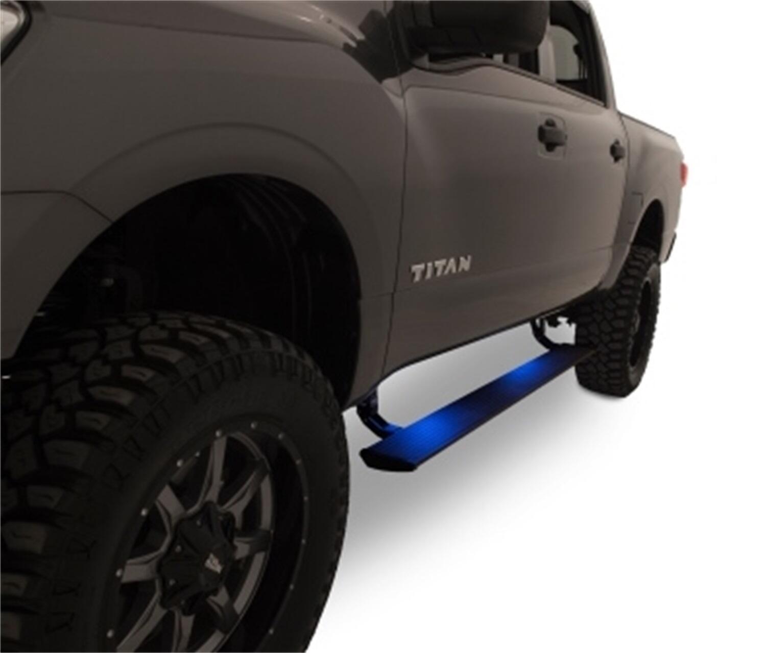 PowerStep Electric Running Boards For 2016-2019 Nissan Titan All Cabs AMP Research