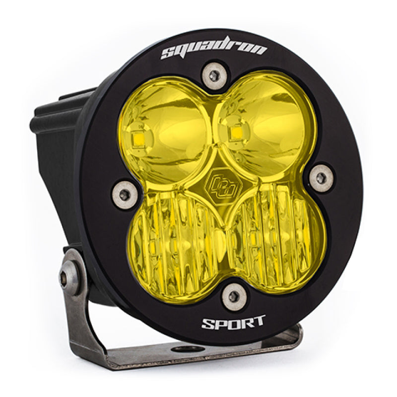 Baja Designs Squadron R Sport Driving/Combo Pattern LED Light Pod - Amber-LTW Motorsports